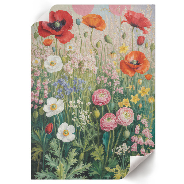 Wydruk na płótnie Kwiatowa magia