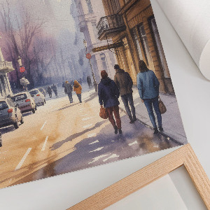 Grafika na ścianę Miejski spokój