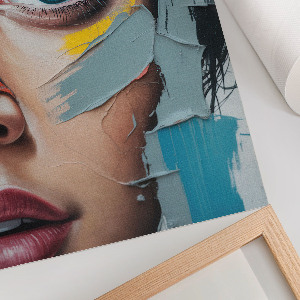 Wydruk na płótnie Oko abstrakcja