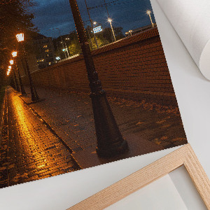 Dekoracyjny plakat ścienny Wieczorna alejka