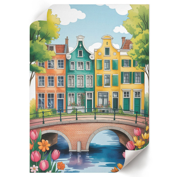 Dekoracyjny plakat ścienny Kolorowy kanał