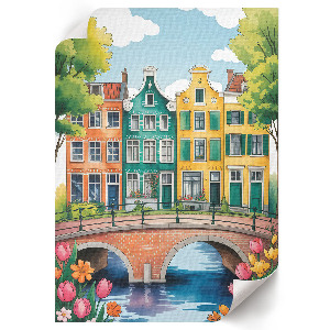 Dekoracyjny plakat ścienny Kolorowy kanał