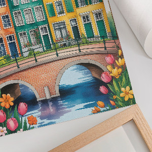 Dekoracyjny plakat ścienny Kolorowy kanał