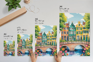 Dekoracyjny plakat ścienny Kolorowy kanał