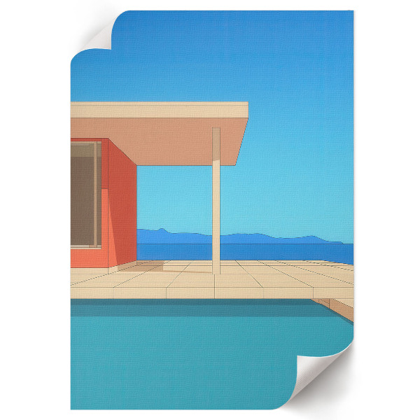 Dekoracyjny plakat ścienny Letnia architektura