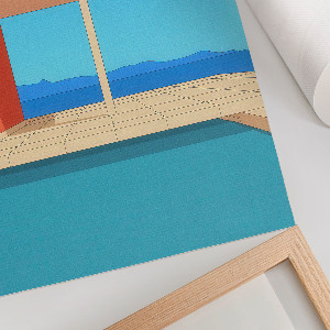 Dekoracyjny plakat ścienny Letnia architektura