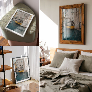 Wydruk na płótnie Tramwaj miejski