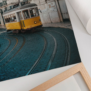 Wydruk na płótnie Tramwaj miejski