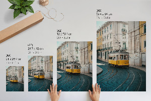 Wydruk na płótnie Tramwaj miejski