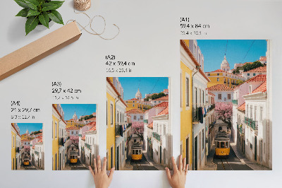 Grafika na ścianę Miejski spokój
