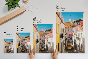 Grafika na ścianę Miejski spokój