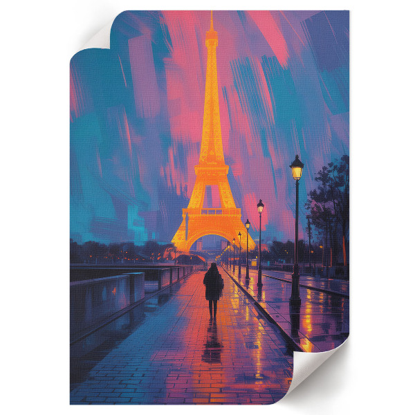 Wydruk na płótnie Nocna panorama