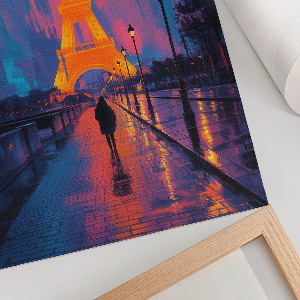 Wydruk na płótnie Nocna panorama