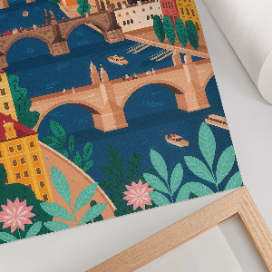 Plakat premium Miejski pejzaż