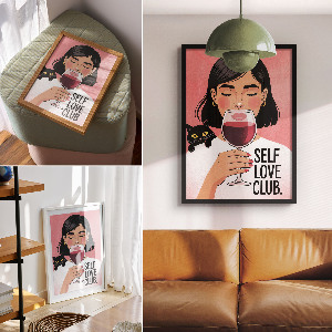 Dekoracyjny plakat ścienny Miłość do siebie