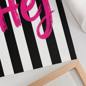 Dekoracyjny plakat ścienny Różowe Hej