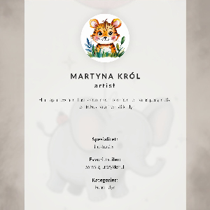 Grafika na ścianę Graficzny tygrys