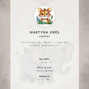 Grafika na ścianę Graficzny tygrys