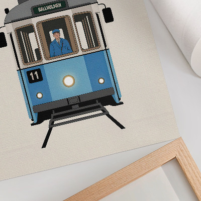 Plakat premium Nostalgiczny tramwaj