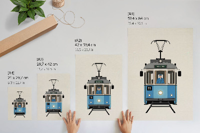 Plakat premium Nostalgiczny tramwaj
