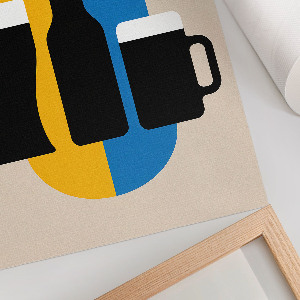 Dekoracyjny plakat ścienny Bierhaus plakat