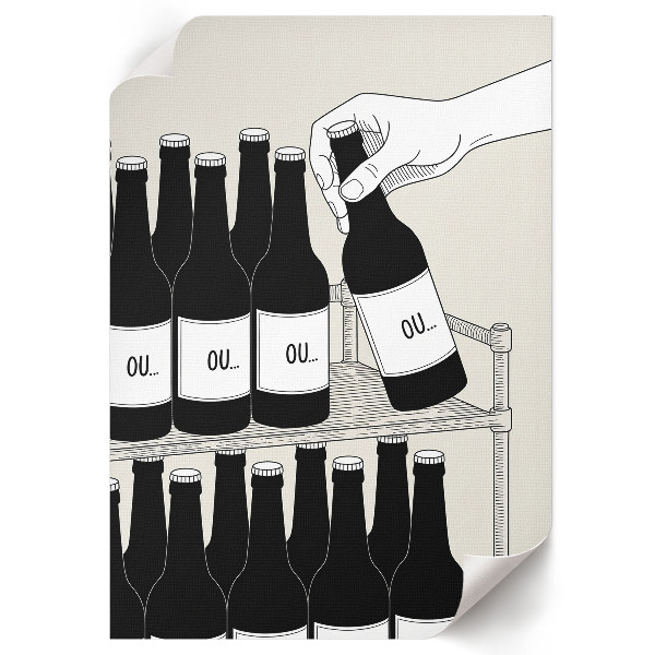 Plakat premium Butelki napoju