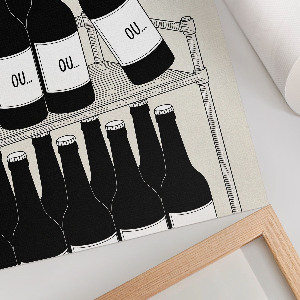 Plakat premium Butelki napoju