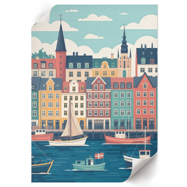 Wydruk na płótnie Skandynawia urok