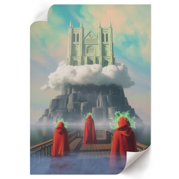 Grafika na ścianę Magiczny zamek