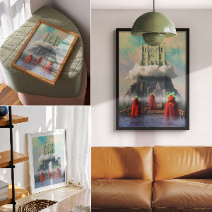 Grafika na ścianę Magiczny zamek