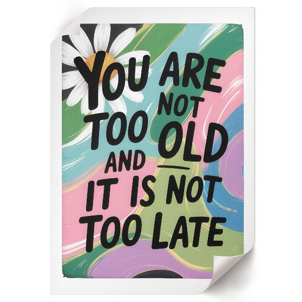 Wydruk na płótnie Motywacja codzienna