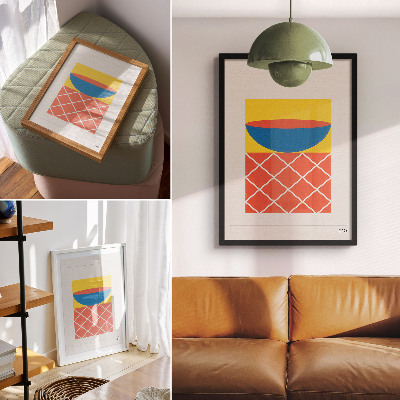 Plakat premium Geometryczna forma