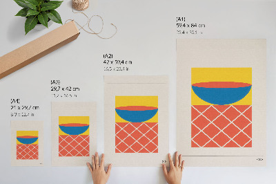 Plakat premium Geometryczna forma