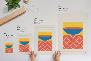 Plakat premium Geometryczna forma