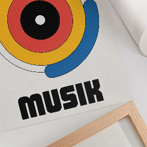 Dekoracyjny plakat ścienny Kolorowe okręgi