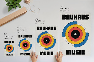 Dekoracyjny plakat ścienny Kolorowe okręgi