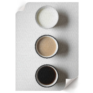 Dekoracyjny plakat ścienny Mleko i kawa