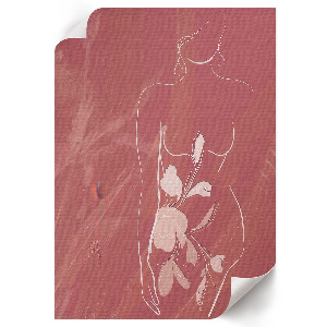 Dekoracyjny plakat ścienny Sylwetka kobieca