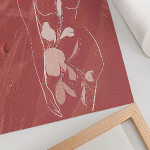 Dekoracyjny plakat ścienny Sylwetka kobieca