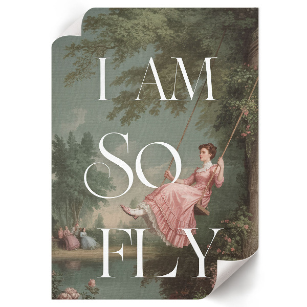 Grafika na ścianę I am so fly