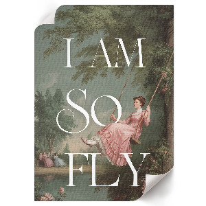 Grafika na ścianę I am so fly