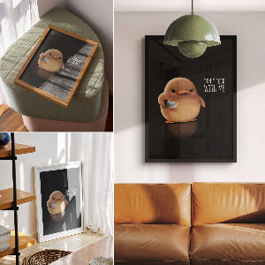 Wydruk na płótnie Don't duck with me