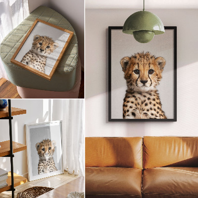 Wydruk na płótnie Młody gepard
