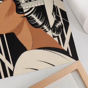 Plakat premium Kobieta modernizm