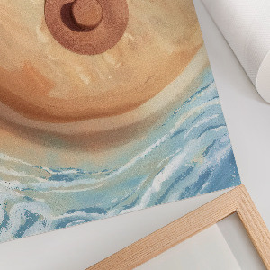 Plakat ścienny Kobieta i plaża