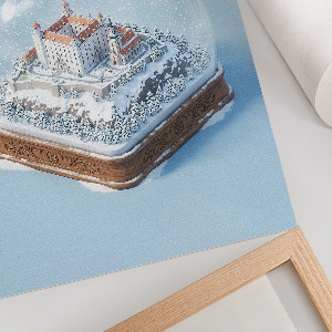 Grafika na ścianę Kula śniegowa Bratyslawa