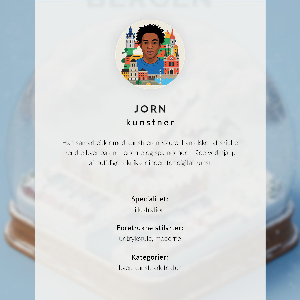 Grafika na ścianę Kula śniegowa Kopenhaga