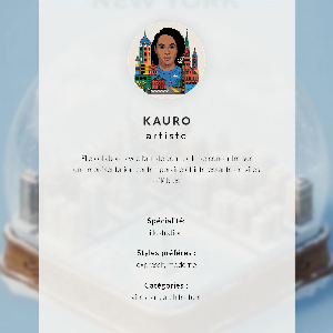 Grafika na ścianę Kula śniegowa Nowy Jork