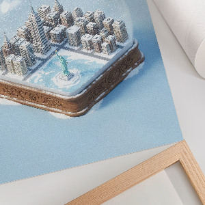 Grafika na ścianę Kula śniegowa Nowy Jork