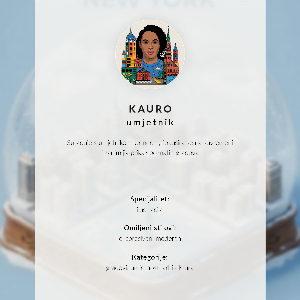 Wydruk na płótnie Kula śniegowa Wiedeń